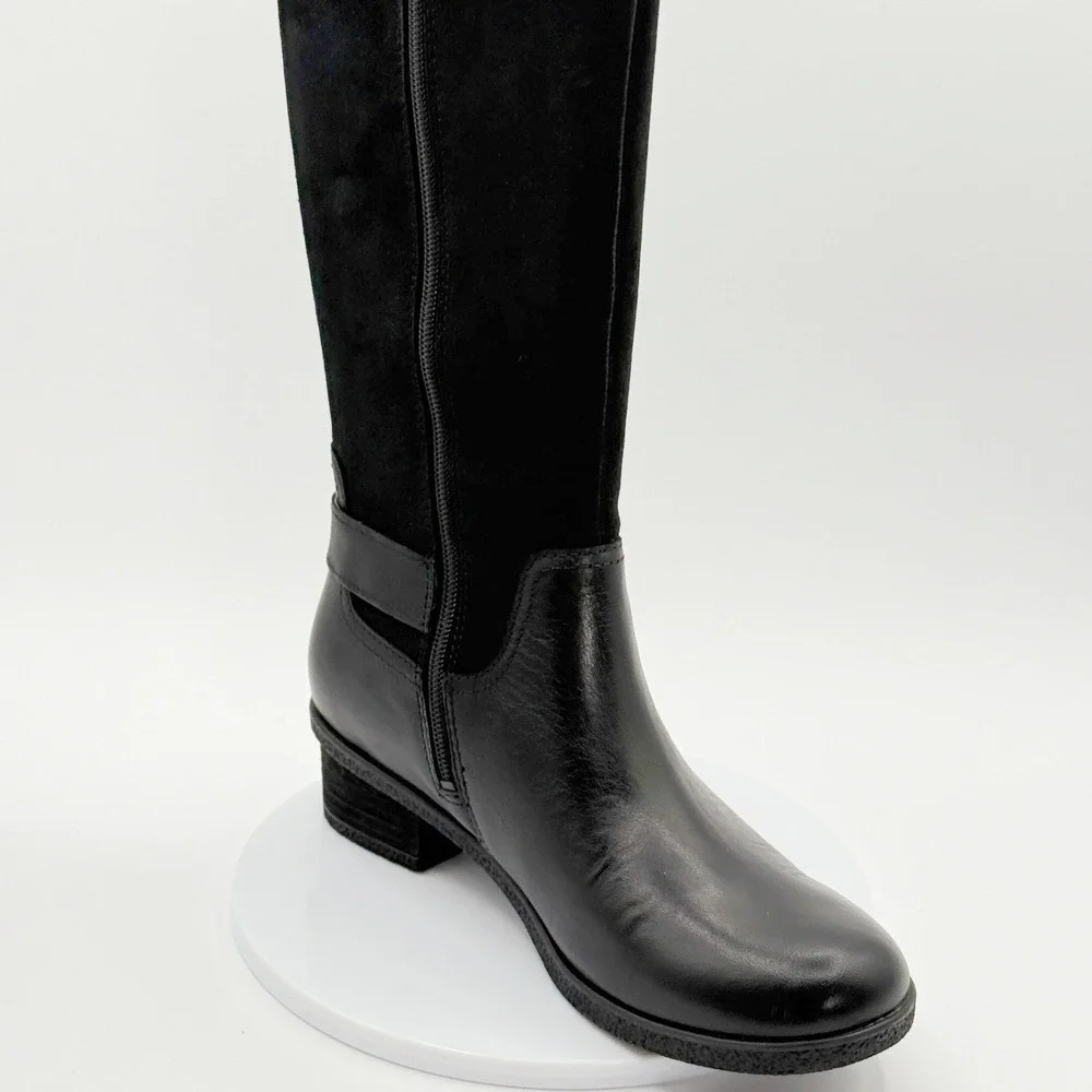 Dansko Dawn Tall‎ Boots Size 41 (US 10.5-11) Waterproof Milled Black NEW